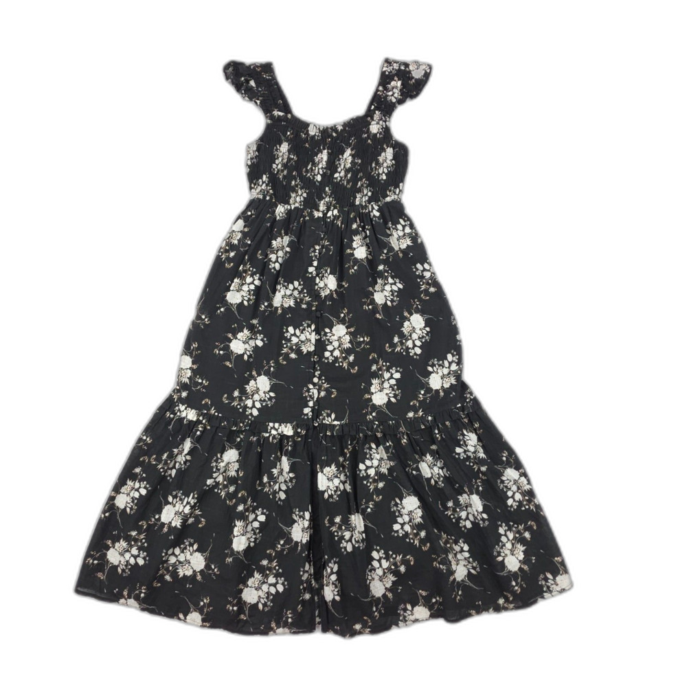 ANTHROPOLOGIE Peregrine Midi Dress Coquette Cottagecore Soft Girl Boho Milkmaid